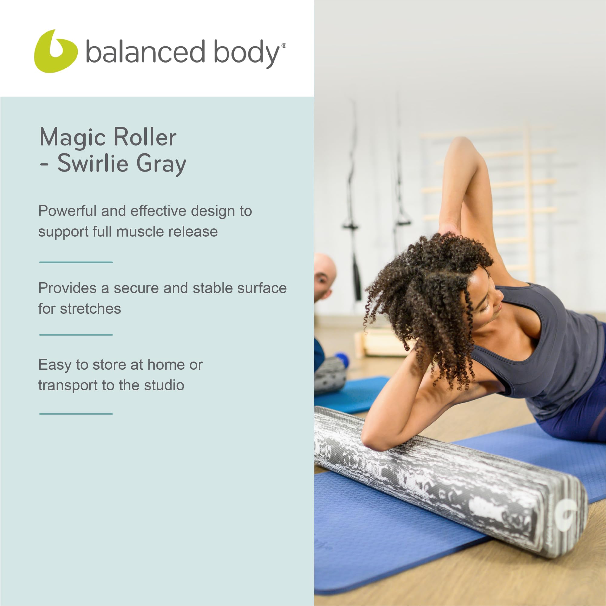 【新着商品】Balanced Body(バランスボディ) マジックローラー ヨガ Balanced Body バランスボディ マジックローラー レインクラウドグレー